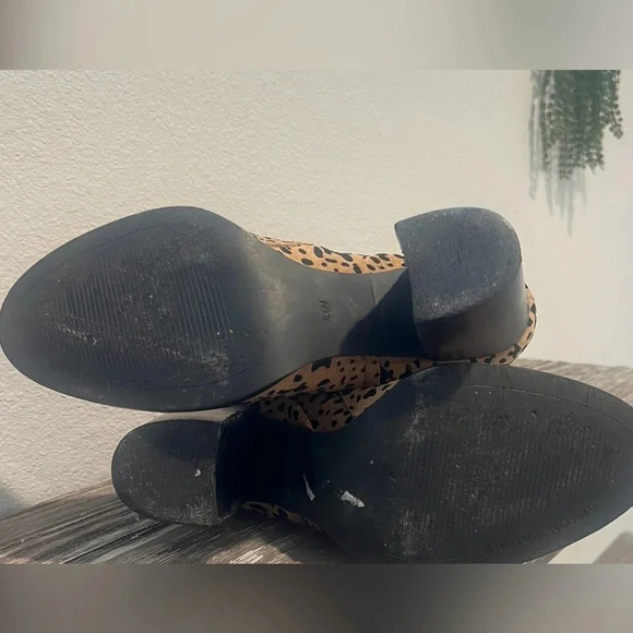 GIBSON LATIMER CHEETAH SUEDE BOOTS‎ Size 8.5 - Picture 6 of 9